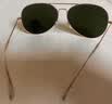 雷朋（RayBan）经典飞行员系列金属太阳镜男女款开车眼镜户外墨镜0RB3026 L2846金色镜框绿色镜片 尺寸62 实拍图