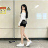 ZUOSAISI小白鞋女真皮软底透气休闲运动鞋女2026夏季新品女鞋百搭旅游鞋女 灰色 米 35 实拍图