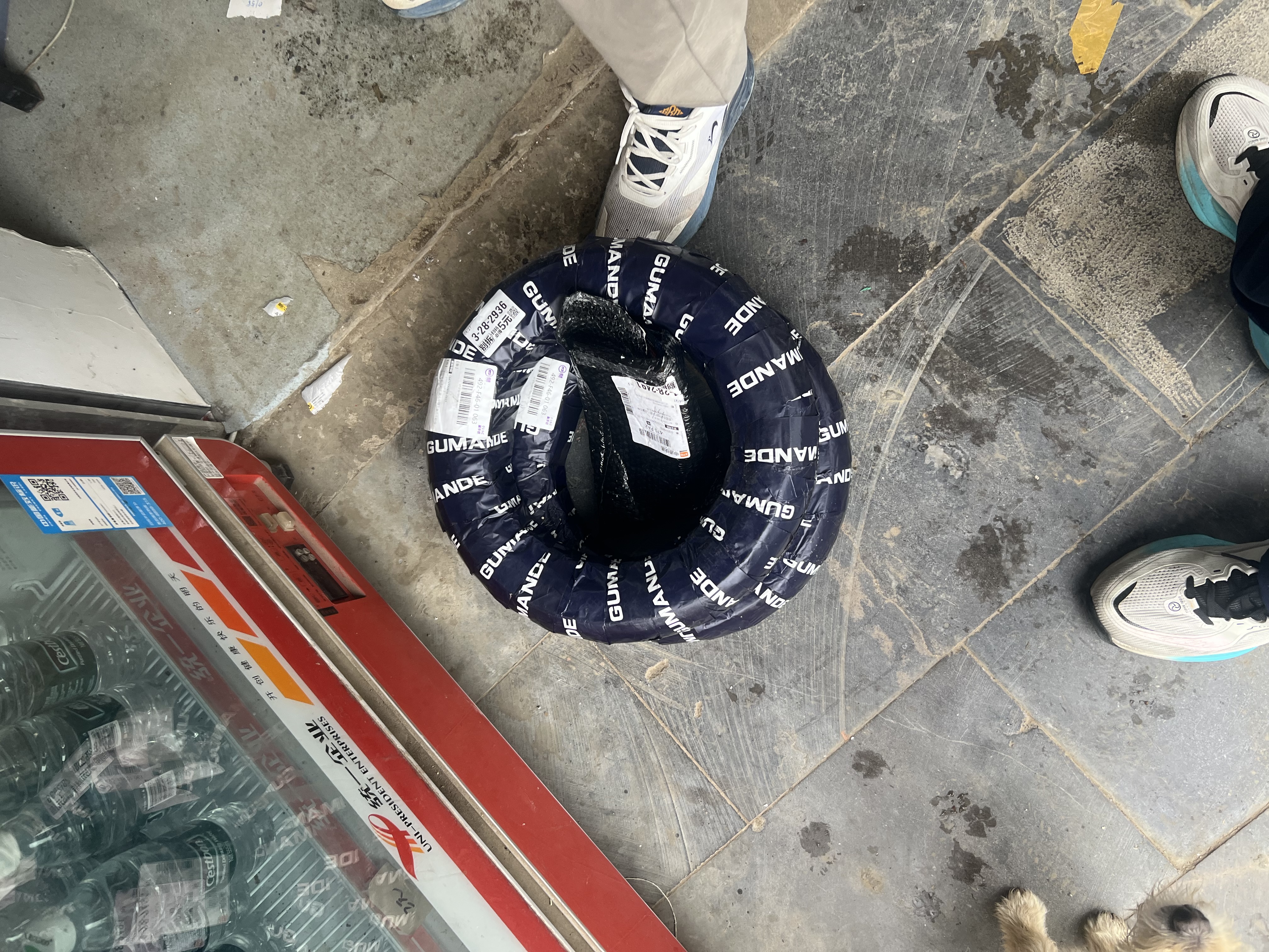 固满德天选之子10寸12寸半热熔真空胎电动车摩托车城市赛道防滑耐磨轮胎 天选之子高性能 3.00-10 实拍图