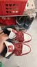 Jordan男AJ1小芝加哥配色 AJ 1中帮运动休闲鞋DQ8426-105白红41 实拍图