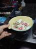 双层塑料洗菜盆沥水篮子厨房神器多功能客厅家用水果盘洗水果菜篮 青黄色（专享） 1个 实拍图
