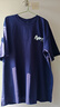 NASA GISS官方潮牌联名t恤男夏季宽松休闲圆领百搭印花五分短袖 深蓝 3XL  实拍图