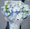 馨仪母亲节鲜花速递玫瑰向日葵康乃馨花束生日礼物全国同城配送 绣球玫瑰蝴蝶兰混搭花束 实拍图