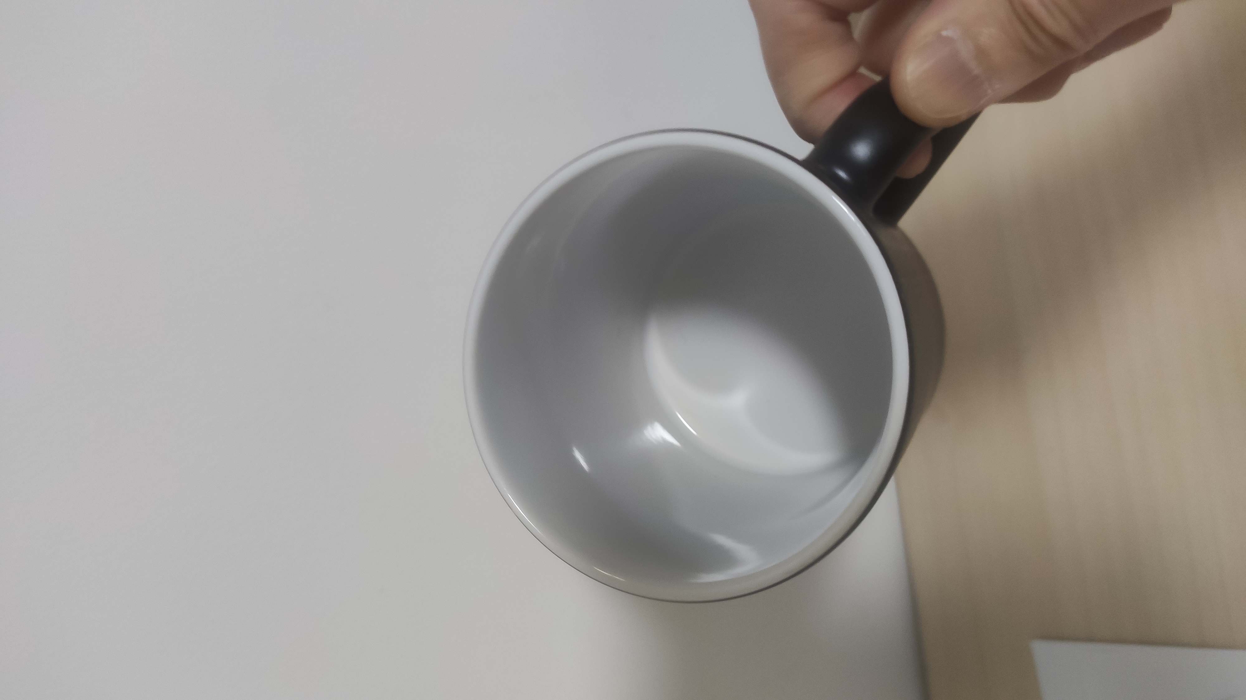 流莺 私人定做纪念礼物生日礼品创意定制照片水杯diy加热变色马克杯子个性潮流情侣杯送闺蜜朋友 黑色心柄变色杯 实拍图