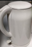 美的（Midea）电热水壶家用烧水壶泡茶0涂层食品级304不锈钢自动断电双层防烫全钢无缝1.5L大容量 MK-HJ1566 实拍图