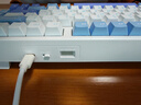 联想（Lenovo）GK10 80W无线蓝牙三模机械键盘 RGB背光全键热插拔 游戏办公电脑键盘极光系列80配列 雪域幽蓝红轴 实拍图