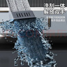 百家好世平板拖把37cm3布木地板懒人擦地墩布自动回弹家用吸水除尘清洁 实拍图
