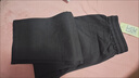 NASA GISS休闲裤男宽松直筒阔腿裤潮流长裤子 黑色直筒常规 (185/88A)2XL 实拍图