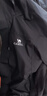 骆驼（CAMEL）三防冲锋衣户外登山服防风防水防污三合一运动外套 3513A5，幻影黑，女（直筒偏微宽松） L 实拍图