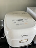 美的（Midea）小碧玉电饭煲2-3人3升0氟陶瓷白玉内胆家用电煮锅煲汤煮粥智能预约多功能一锅多用微压电饭锅RE360 实拍图