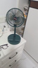 电风扇伸缩折叠小风扇宿舍家用静音充电型办公台式USB桌面宿舍大风力夏台面落地两用折叠电风扇 颜色随机 直插款无档位开关1个装 实拍图