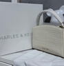 CHARLES&KEITH鳄鱼纹凯莉包手提包斜挎婚包包女包生日母亲节礼物CK2-50270880-1 实拍图