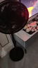美的（Midea）【超级单品】七叶轻音立式电风扇家用柔风落地扇台式桌面小型风扇大风量节能摇头宿舍电扇 SAF30AB 实拍图