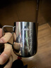 CLITON咖啡拉花杯鹰嘴意式拉花缸 304不锈钢打奶泡杯带刻度打奶缸350ml  实拍图