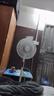 美的（Midea）【飓风节能】七叶柔风立式电风扇/家用轻音落地扇/台式小型风扇/大风力遥控定时摇头风扇 SAH35BSJ 实拍图