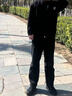 安踏悠步丨运动鞋男鞋夏季网面透气跑步鞋男轻便减震黑色休闲鞋旅游鞋 实拍图