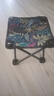 椅子板凳小椅子户外钓椅马扎钓鱼便捷多功能超轻四角凳子马扎 枫叶蓝色【ABC增加承重】 实拍图