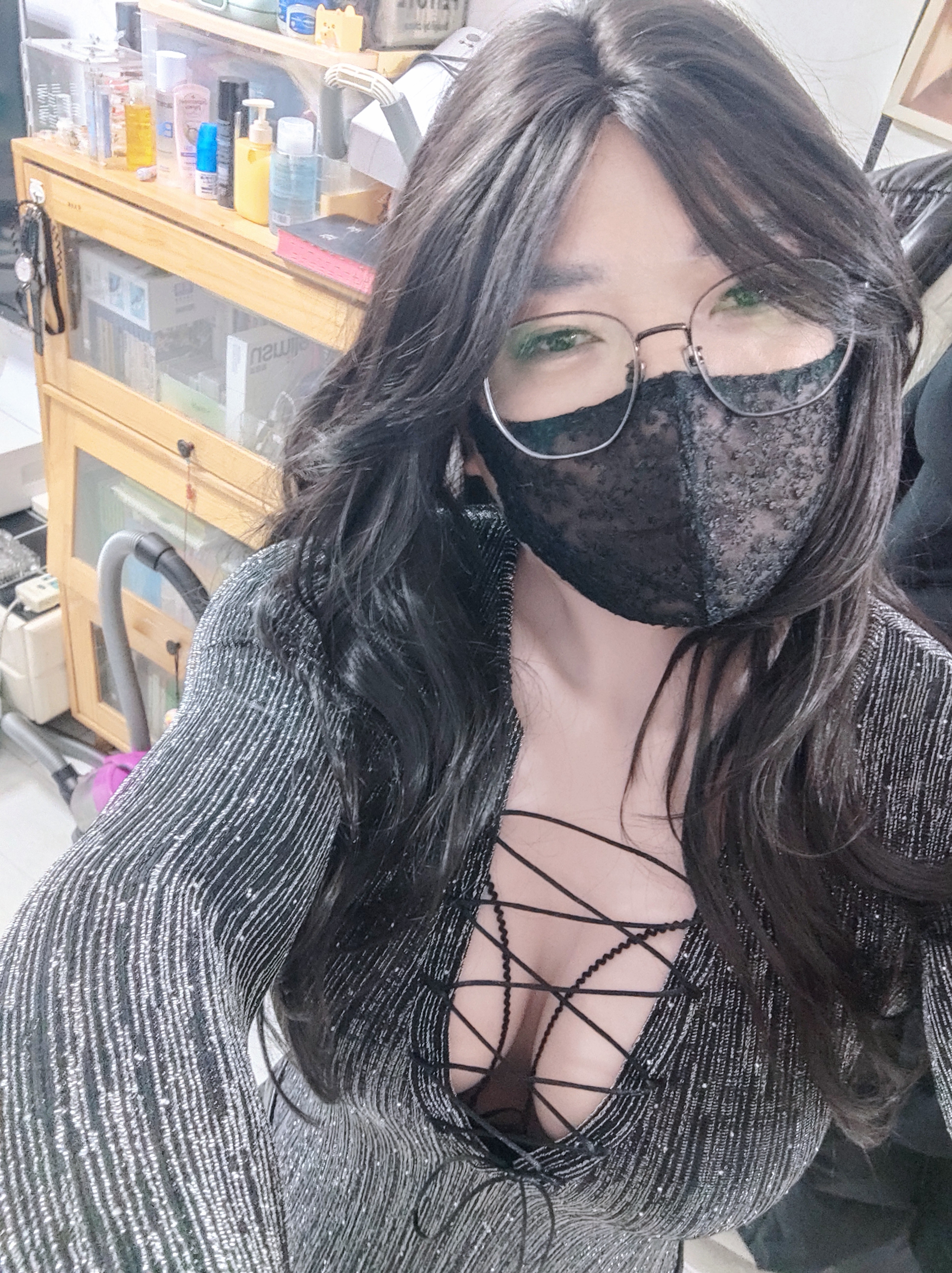 天空树无需发网假发女片头顶遮白发增发量自然蓬松高颅顶长发补发片 混丝款·透气卷发-八字款【自然色】 60cm 实拍图