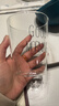 JAJALIN简约玻璃漱口杯牙刷杯洗漱杯情侣杯创意无印透明刷牙杯 单个装 实拍图