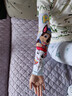 汪汪队立大功（PAW PATROL）儿童冰袖防晒袖套男女童夏季宝宝冰感UPF50+防紫外线骑行护袖白色 实拍图