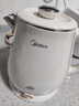 美的（Midea）电热水壶钛材质自动断电外塑内钢艺术家1.8L大容量泡茶家用一键保温 恒温母亲节礼物MK-SH60a-Q 实拍图