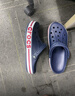 卡骆驰（CROCS）贝雅卡骆班洞洞鞋轻便耐磨一脚蹬休闲鞋女鞋时尚沙滩鞋|205089 深蓝/辣椒红-4CC 37 /38(230mm) 实拍图