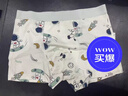 北极绒4条装儿童内裤女童发育期纯棉女孩学生10A抑菌平角短裤宝宝中大童 实拍图