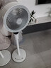 艾美特（AIRMATE）【天鹅MAX】空气循环扇直流变频家用大风力电风扇卧室轻音一级能效负离子净化语音落地扇 SRDI151 实拍图