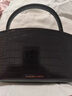 CHARLES&KEITH鳄鱼纹凯莉包手提斜挎婚包包女包生日礼物CK2-50270880-1 Black黑色 S 实拍图