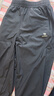 骆驼（CAMEL）冰感防晒运动裤女速干透气弹力休闲裤子 J25BARLG065 幻影黑 XXL 实拍图