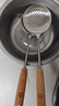 京东京造 锅铲 漏勺汤勺304不锈钢+榉木手柄【加厚防烫】锅铲三件套 实拍图