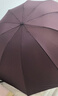 天堂伞 防紫外线晴雨伞三折 雨伞黑胶防晒太阳伞遮阳晴雨伞 山樱粉 实拍图