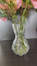 玻璃花瓶透明插花水养百合鲜花水培绿萝绿植干花小号客厅摆件 15蒜头花瓶1个 透明色 实拍图