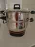 惠当家（Hui Dang Jia）电锅多功能电热锅电炒锅家用电蒸锅一体电煮锅加厚304不锈钢电火锅G08-28单笼 实拍图