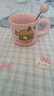 可爱fufu生日蛋糕马克杯带盖勺陶瓷杯送女生高颜值有意义生日礼物 汉堡生日蛋糕杯+勺1个350ml 实拍图