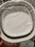 诺兰森迪 旅行折叠盆洗脸盆家用宿舍便携式军训必备用品水盆灰白色-中号 实拍图
