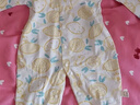 贝瑞加（Babyprints）宝宝连体衣2件装婴儿纯棉四季衣服长袖爬服柔软哈衣家居内衣黄80 实拍图