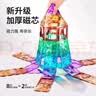 布鲁奇钻面彩窗磁力片儿童玩具男孩3-6岁磁力积木新年玩具1-3岁生日礼物 实拍图