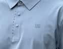 KOLON SPORT/可隆SECO POLO衫  男士户外抗菌防晒UPF50+吸湿速干T恤 LHPT6MTT23-GB 灰蓝色 3XL 190/108B 实拍图