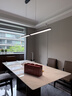 Paulmann P德国柏曼护眼餐厅吊灯全光谱一字长条餐桌吧台LED灯具简约智能 【推荐1.6-2m长桌】 手扫调光版【雅光黑】 实拍图