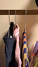 秉优衣架 不锈钢实心晾晒衣服架 加大加粗家用衣挂晒衣架45cm宽10个装 实拍图
