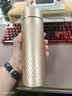 乾唐轩【开学礼物】活瓷金石保温杯不锈钢陶瓷内胆水杯咖啡杯送人礼物 古典金 吉星元素450ml 实拍图