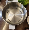 利仁（Liven）小钢人不锈钢0涂层电煮锅分体式小电锅电蒸锅小型1-2人电火锅蒸煮一体多功能锅2L配蒸笼DHG-J1851 实拍图