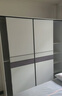 白浅【免费安装】衣柜卧室储物柜子移门衣橱简易推拉门大衣柜 【三门】1.8米主柜 实拍图