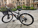 凤凰（Phoenix）自行车男女款式复古普通勤新型省力上班代步轻便变速家用老式单车 钢架深灰【定位24速】26寸焊特 实拍图