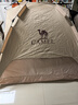 骆驼（CAMEL）户外黑胶帐篷便携式折叠全自动加厚野营双人防晒防雨A111-3流沙金 实拍图