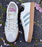 adidas「T头鞋」VL COURT 2.0复古休闲板鞋德训鞋阿迪达斯轻运动   汉玉白/蓝色/金色 (推荐女生买小半码)   37 实拍图