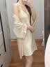 LAUREN VICTORIA真丝睡衣女100%桑蚕丝春季长袖薄款春季女家居服睡裙 香槟套装 带胸垫（礼盒包装） L 【建议101-115斤】 实拍图