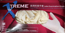 爱马斯（AMMEX）一次性手套乳胶手套100只中码加厚防护家清洁原装进口橡胶手套 实拍图