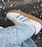 adidas「T头鞋」VL COURT 2.0复古休闲板鞋德训鞋阿迪达斯轻运动   汉玉白/蓝色/金色 (推荐女生买小半码)   37 实拍图